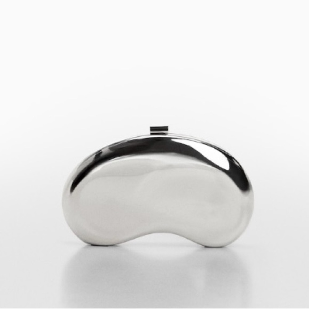 MNG Metallic clutch bag